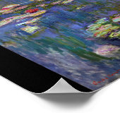 Wasserliliensee, Monet Poster (Ecke)