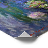 Wasserliliensee, Monet Poster (Ecke)