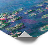 Wasserliliensee, Monet Poster (Ecke)