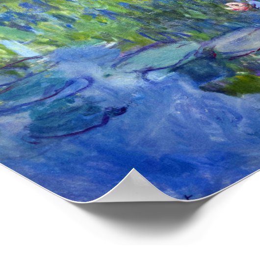 Wasserliliensee, Monet Poster (Ecke)