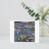 Wasserliliensee, Monet Postkarte (Stehend Vorderseite)