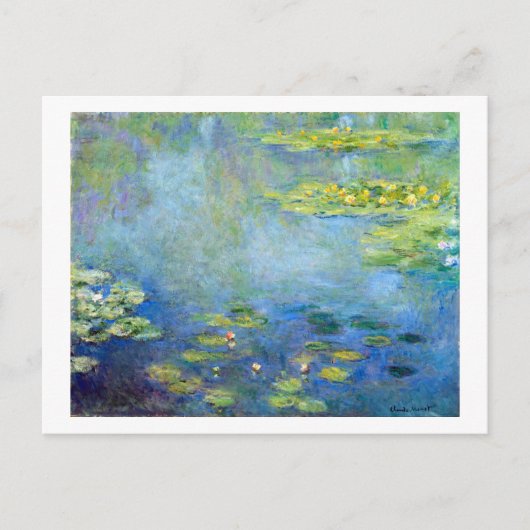 Wasserliliensee, Monet Postkarte (Vorderseite)