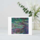 Wasserliliensee, Monet Postkarte (Stehend Vorderseite)