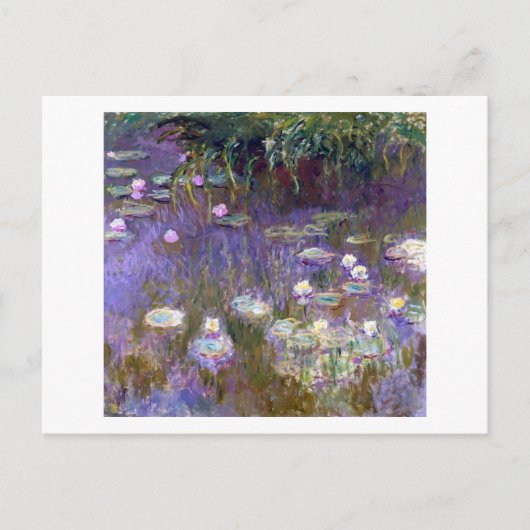 Wasserliliensee, Monet Postkarte (Vorderseite)