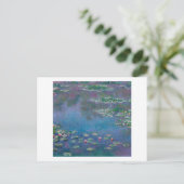Wasserliliensee, Monet Postkarte (Stehend Vorderseite)