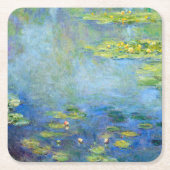 Wasserliliensee, Monet Rechteckiger Pappuntersetzer (Vorderseite)