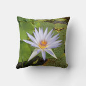 Wasserlilienwirbelkissen Kissen (Rückseite)