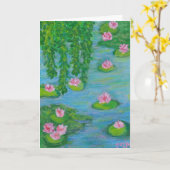 Wasserliliken # 4 karte (Gelbe Blume)