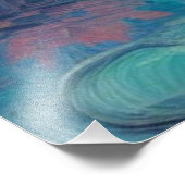 Wasserliliken Fotodruck (Ecke)