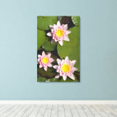 Wasserliliken Leinwanddruck (Insitu (Holzboden))