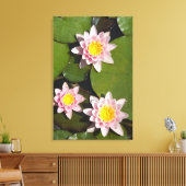 Wasserliliken Leinwanddruck (Insitu (Wohnzimmer))