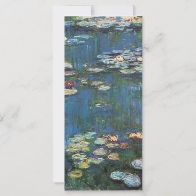 Wasserliliken von Claude Monet, impressionistische (Vorderseite)