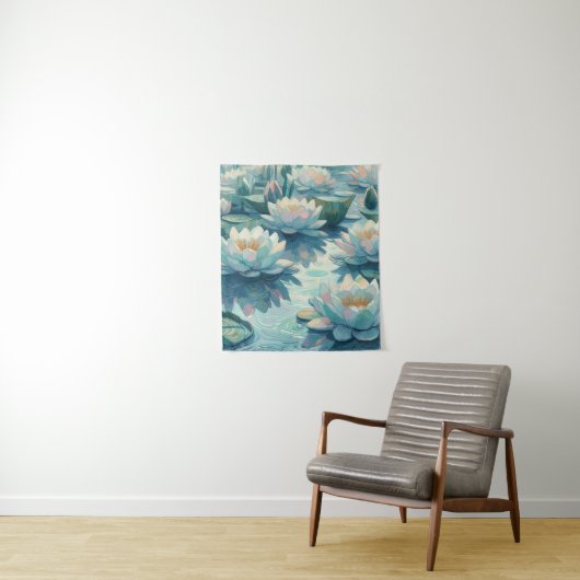 Wasserliliken Wandteppich (Beispiel)