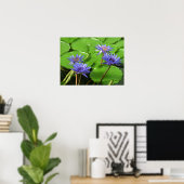 Wasserlililie Poster (Heimbüro)