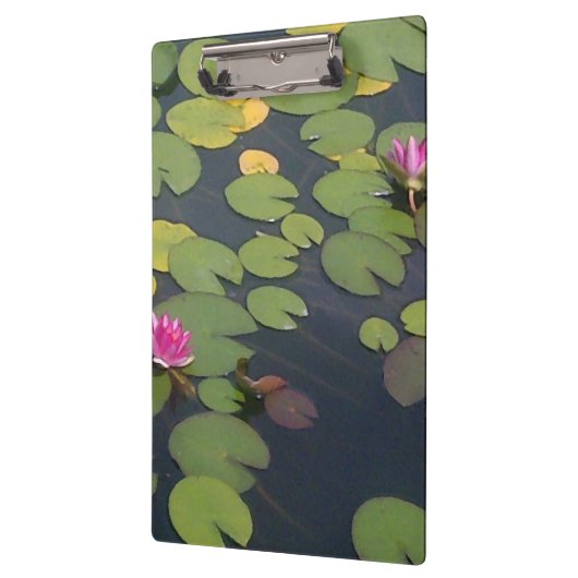 Wasserlilionenmalerei Klemmbrett (Links)