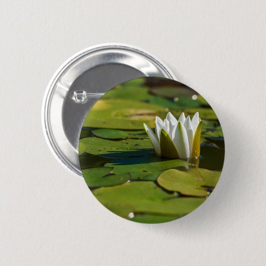 Wasserlily Blossom Button (Vorne & Hinten)