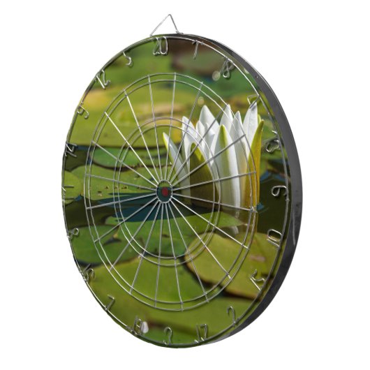 Wasserlily Blossom Dartscheibe (Vorderseite rechts)