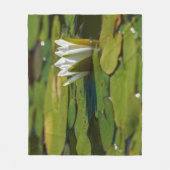 Wasserlily Blossom Fleecedecke (Vorderseite)