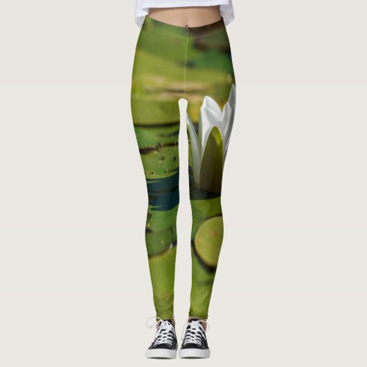 Wasserlily Blossom Leggings (Vorderseite)