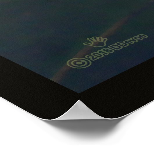 Wasserlily Blossom Poster (Ecke)