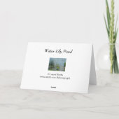 Wasserlippenteich Karte (Rückseite)