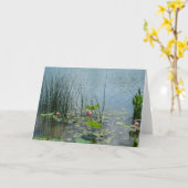 Wasserlippenteich Karte (Gelbe Blume)