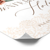 Wasserloch Babyflasche Wild Western Kinderdusche Poster (Ecke)