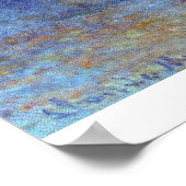 Wasserloo-Brücke, die Sonne im Nebel von Claude Mo Poster (Ecke)