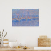 Wasserloo-Brücke, Effekt des Nebels von Claude Mon Poster (Küche)
