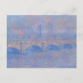 Wasserloo-Brücke, Effekt des Nebels von Claude Mon Postkarte (Vorderseite)