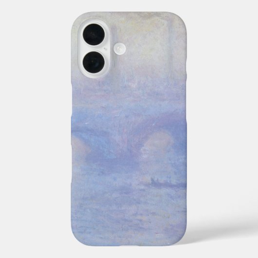 Wasserloo-Brücke, Nebeleffekt von Claude Monet Case-Mate iPhone Hülle (Rückseite)