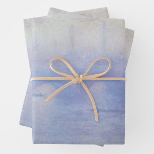 Wasserloo-Brücke, Nebeleffekt von Claude Monet Geschenkpapier Set