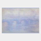 Wasserloo-Brücke, Nebeleffekt von Claude Monet Geschenkpapier Set (Vorderseite)