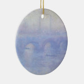 Wasserloo-Brücke, Nebeleffekt von Claude Monet Keramik Ornament (Rechts)