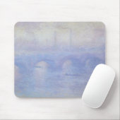 Wasserloo-Brücke, Nebeleffekt von Claude Monet Mousepad (Mit Mouse)