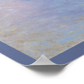Wasserloo-Brücke, Nebeleffekt von Claude Monet Poster (Ecke)