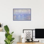 Wasserloo-Brücke, Nebeleffekt von Claude Monet Poster (Heimbüro)