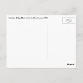 Wasserloo-Brücke, Nebeleffekt von Claude Monet Postkarte (Rückseite)