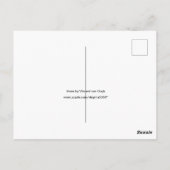 Wasserlotus, exotische Pflanze, Postkarte (Rückseite)