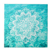 Wassermandala Fliese (Vorderseite)