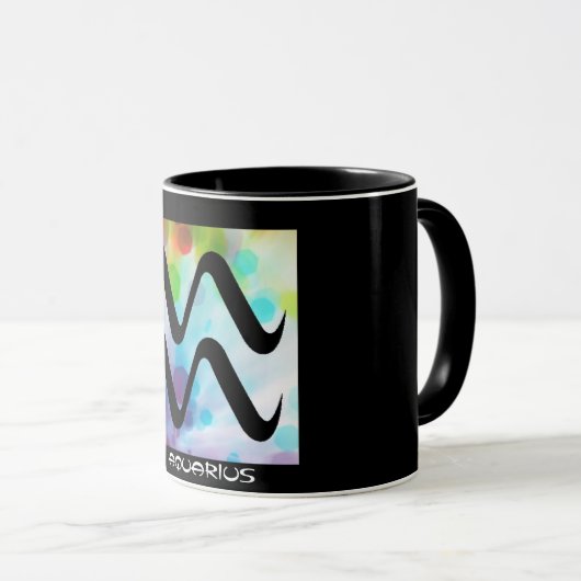 "WASSERMANN" 11 Unze. WECKER-KAFFEE-TASSE Tasse (VorderseiteRechts)