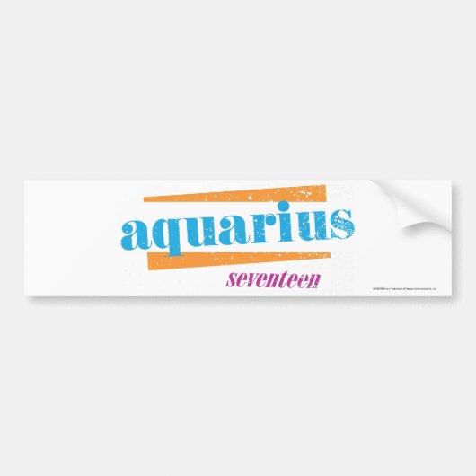 Wassermann-Aqua Autoaufkleber (Vorne)