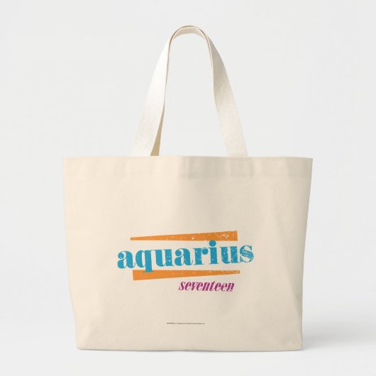 Wassermann-Aqua Jumbo Stoffbeutel (Vorne)