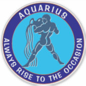 WASSERMANN AUFKLEBER (Vorderseite)