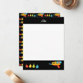 Wassermann & Balloons Sommerkids Mitteilungskarte (Vorderseite/Rückseite Beispiel)