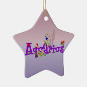 Wassermann-Blumen Keramik Ornament (Rechts)