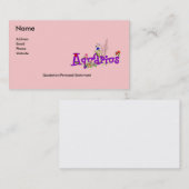 Wassermann-Blumen Visitenkarte (Vorne/Hinten)