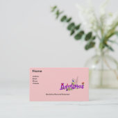 Wassermann-Blumen Visitenkarte (Stehend Vorderseite)