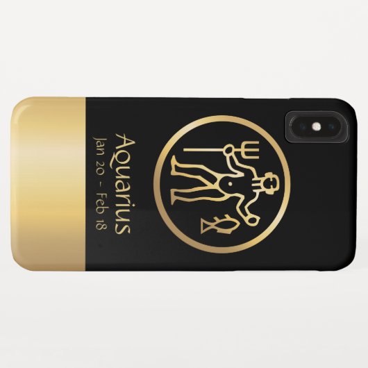 Wassermann das Case-Mate iPhone hülle (Rückseite (Horizontal))