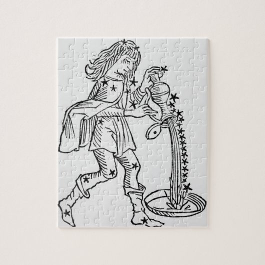 Wassermann (der Wasserträger) eine Illustration Puzzle (Vertikal)